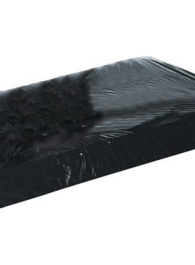 Lak hoeslaken zwart