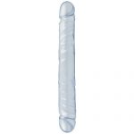 Crystal Jellies Dubbel Dildo - Transparant