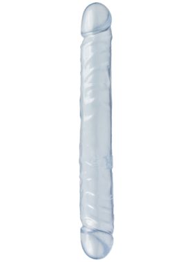 Crystal Jellies Dubbel Dildo - Transparant