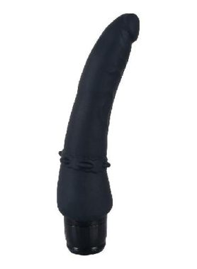 Siliconen zwarte anaal vibrator