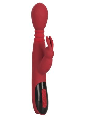 Stotende, Roterende & Verwarmende Rabbit Vibrator