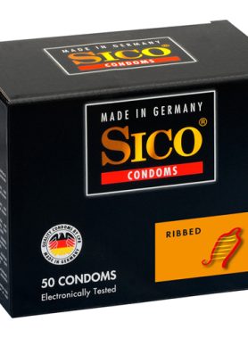 Sico Ribbed Condooms - 50 Stuks