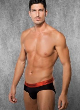 Heren Jockstrap - Zwart/Rood