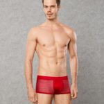 Herenboxer Mesh - Rood