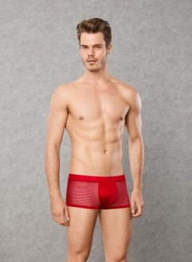 Herenboxer Mesh - Rood