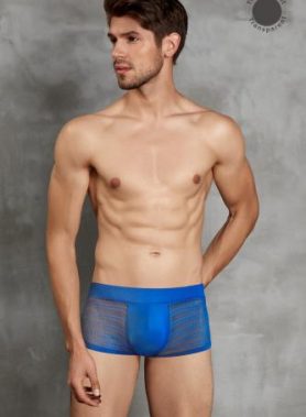 Herenboxer Mesh - Blauw
