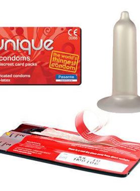 Pasante Unique Latex-vrije condooms 3 stuks