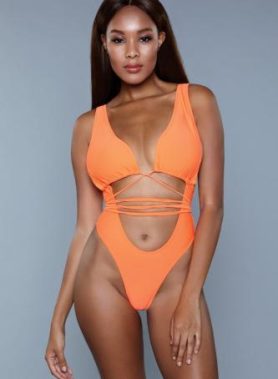 Makayla Monokini - Oranje