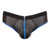 Slip Met Open Achterkant - Zwart/Blauw - Afbeelding 2