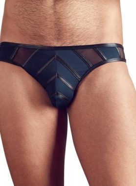 Sexy Herenslip - Blauw/Zwart