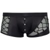 Wetlook Boxer Met Netstof En Rijgdetail - Afbeelding 2