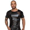 Wetlook Shirt Met Netstof Gedeeltes - Afbeelding 2