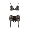 BH Jarretel Set XL - Zwart - Afbeelding 2