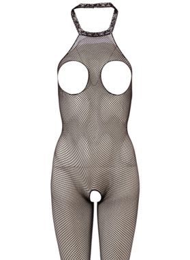 Borsten en kruis vrije Catsuit S-L