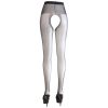 Zwarte Panty met open kruis - Afbeelding 2