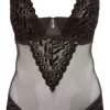 Transparante Stringbody - Zwart