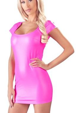 Wetlook Party Jurkje - Roze