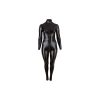 Plus Size Wetlook Catsuit Met Lange Rits - Afbeelding 2