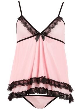 Babydoll-Set Rosa