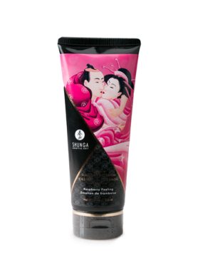 Eetbare Massagecrème - framboos