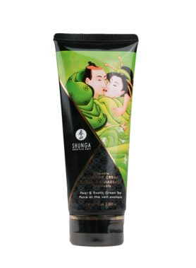 Eetbare massagecrème - peer & groene thee