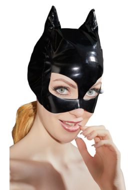 Lak Masker Met Kattenoortjes