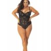 Kanten Body Met Verleidelijke Achterkant - Curvy