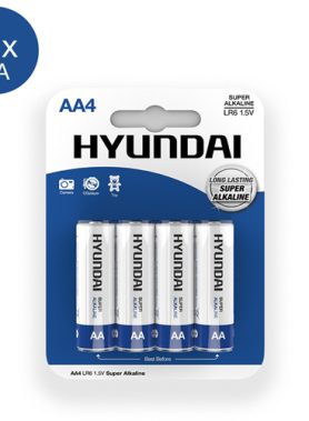 Super Alkaline AA-Batterijen - 4 Stuks