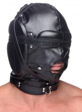Bondage Masker Met Ball Gag Met Gaten