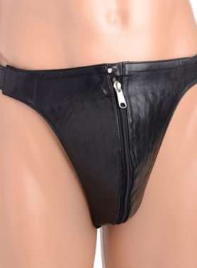 Spiked Leather Kuisheidsgordel Met Spikes