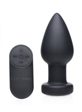 Vibrerende Buttplug Met LED-Licht - Groot