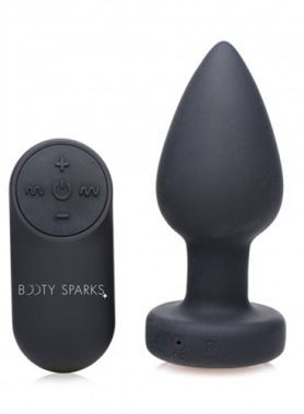 Vibrerende Buttplug Met LED-licht - Medium