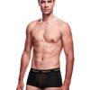 Envy Transparante Mesh Herenshort - Zwart