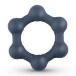 Hexagon Cockring Met Stalen Kogels