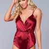 Sarai Satijnen Romper - Rood - Plus Size - Afbeelding 2