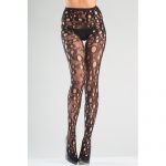 Kruisloze Panty Met Ronde Gaten