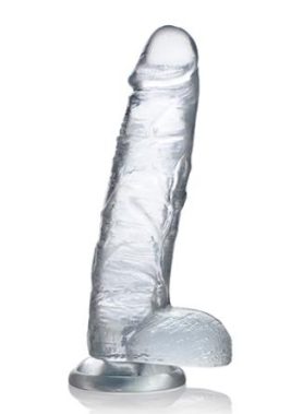 Jock C-Thru Transparante Dildo - 23 cm.