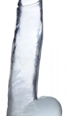 Jock C-Thru Transparante Dildo - 31 cm.