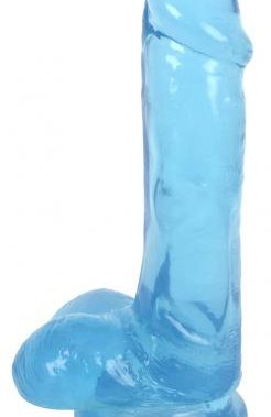 Dildo Met Ballen 15 CM - Berry Ice