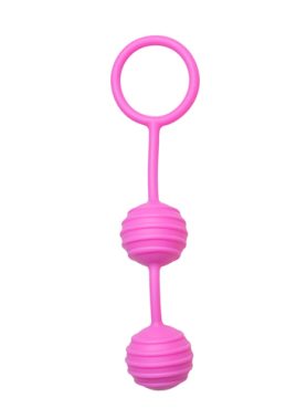Vaginale Balletjes Horizontale Ribbels - Roze