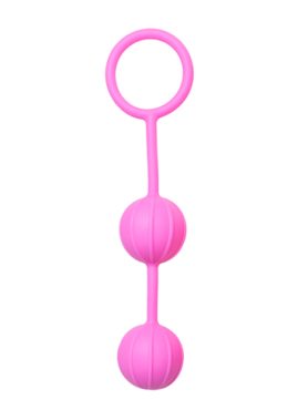 Vaginale Balletjes Verticale Ribbels - Roze
