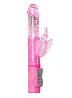 Stotende Butterfly Vibrator - Roze