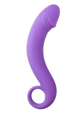 Siliconen prostaat dildo - paars