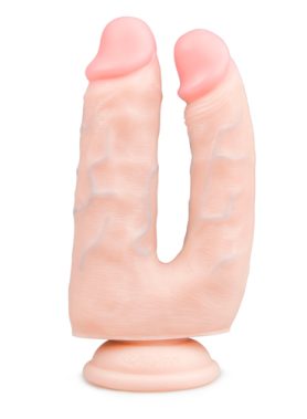 Realistische Dubbele Dildo Met Zuignap - 15 cm