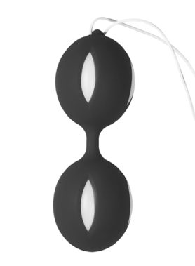 Wiggle Duo Vaginaballetjes - Zwart/Wit