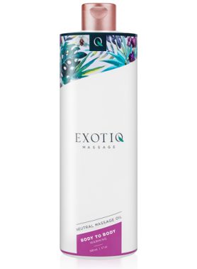Exotiq Body To Body Verwarmende Massageolie - 500 ml