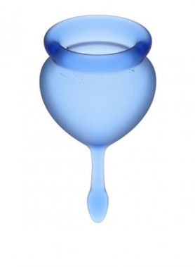 Satisfyer Feel Good Menstruatie Cup Set - Blauw