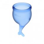Satisfyer Feel Secure Menstruatie Cup Set - Blauw