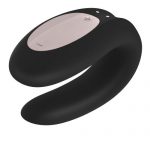 Satisfyer Double Joy Koppel Vibrator- Zwart