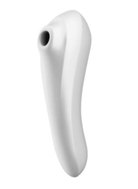 Satisfyer Dual Pleasure Luchtdrukvibrator - Wit
